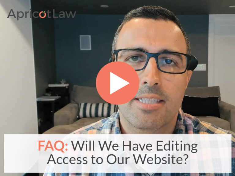 video - faq will we have editing access to our website?